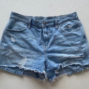 Aerie Elastic Waistband Denim Shorts